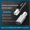 NÖRDIC USB-C till USB B adapter för skrivare och MIDI enheter Stödjer Data Synk