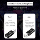 NÖRDIC USB-C till USB B adapter för skrivare och MIDI enheter Stödjer Data Synk
