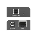 NÖRDIC USB-Förlängning Splitter 1 till 2 CAT6 100m
