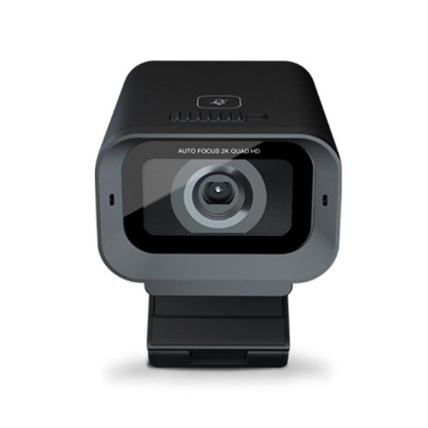 NÖRDIC USB Webcam Full HD 2K 30fps 4MP med autofokus, tripod och mikrofon