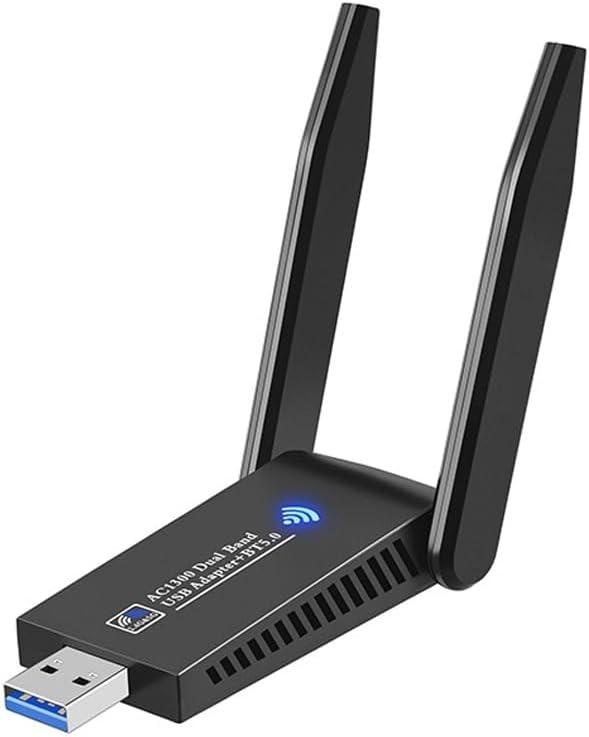 NÖRDIC WIFI6 Bluetooth 5.0 trådlös USB3.0 adapter Dual Band 2.4/5.8Ghz 1300Mbps