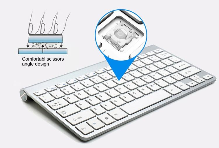 NÖRDIC Trådlöst Bluetooth MacOS Tangentbord Nordisk Layout 78 tangenter