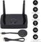 NÖRDIC Trådlöst HD 1080P Multimedia Interface Sändare och Mottagare Kit, Stöd för 5G och 2.4G Dual Band WiFi