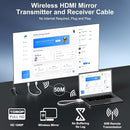 NÖRDIC Trådlös HDMI Extender Sändare och Mottagare Kit, 30m 1080p Stöd 5GHz