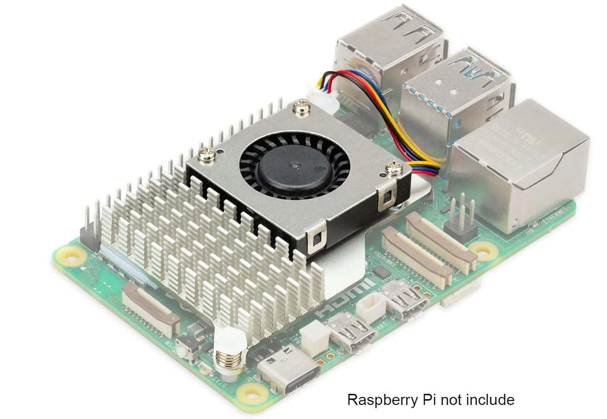 Official Active Cooler for Raspberry Pi 5 with Temperature-Controlled Blower Fan Aluminium Heatsink