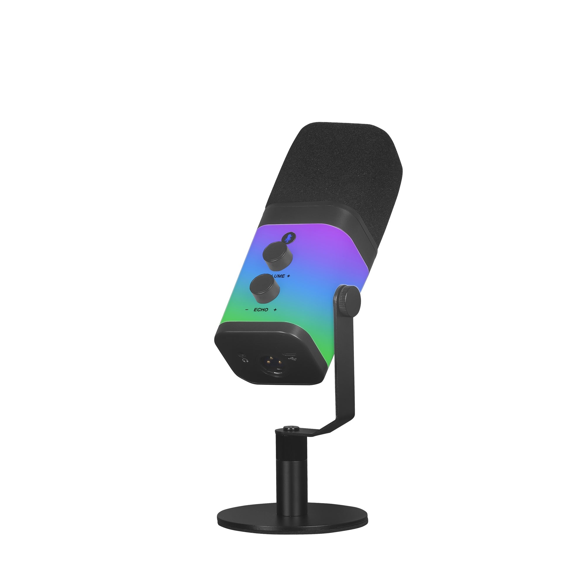 Professional RGB Dynamic Microphone  USB-C and XLR