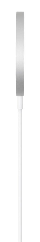 DELTACO trådlös laddare med magnetisk snapfunktion, lämplig för iPhone 12/13, 1m, vit