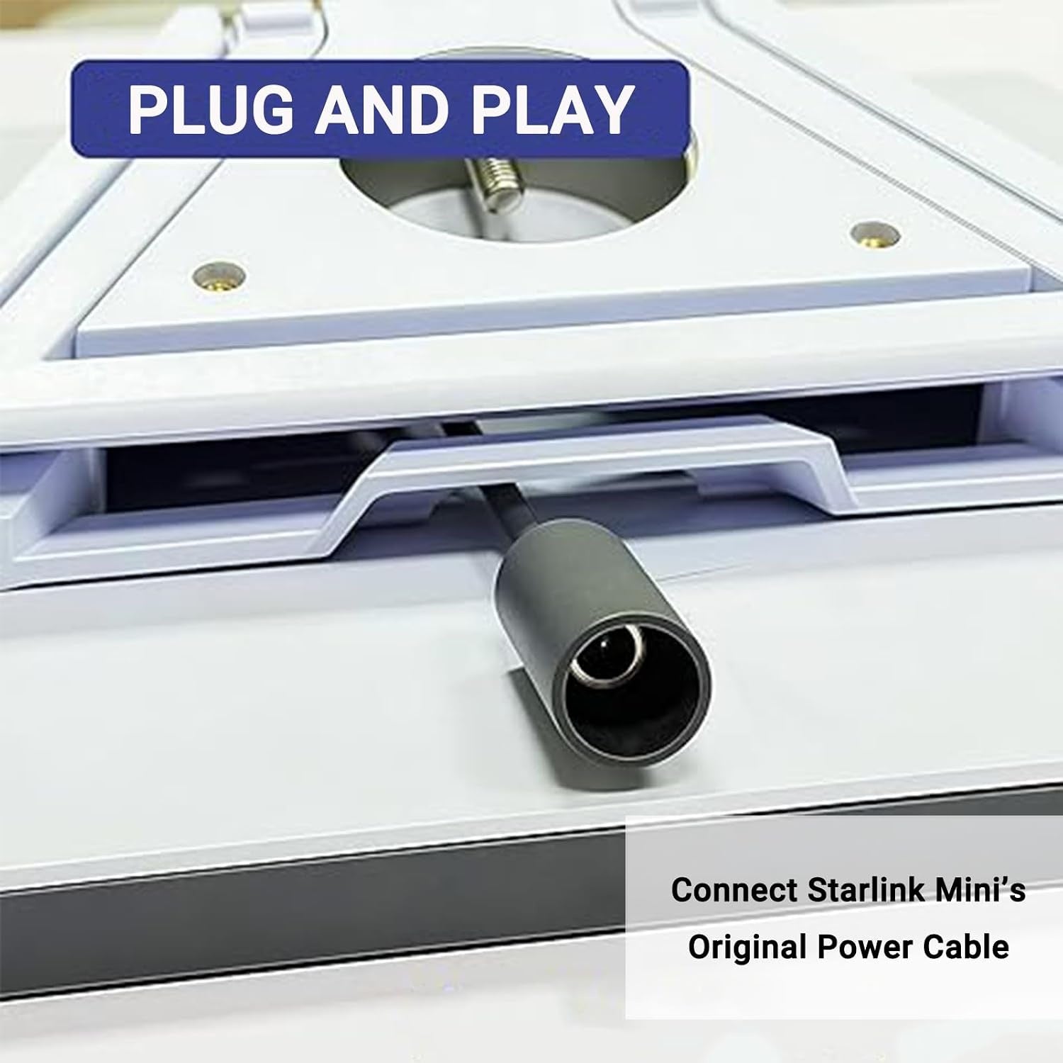 Starlink Mini DC Extension Cable 22 cm, Waterproof Power Cable Adapter, Female to Male