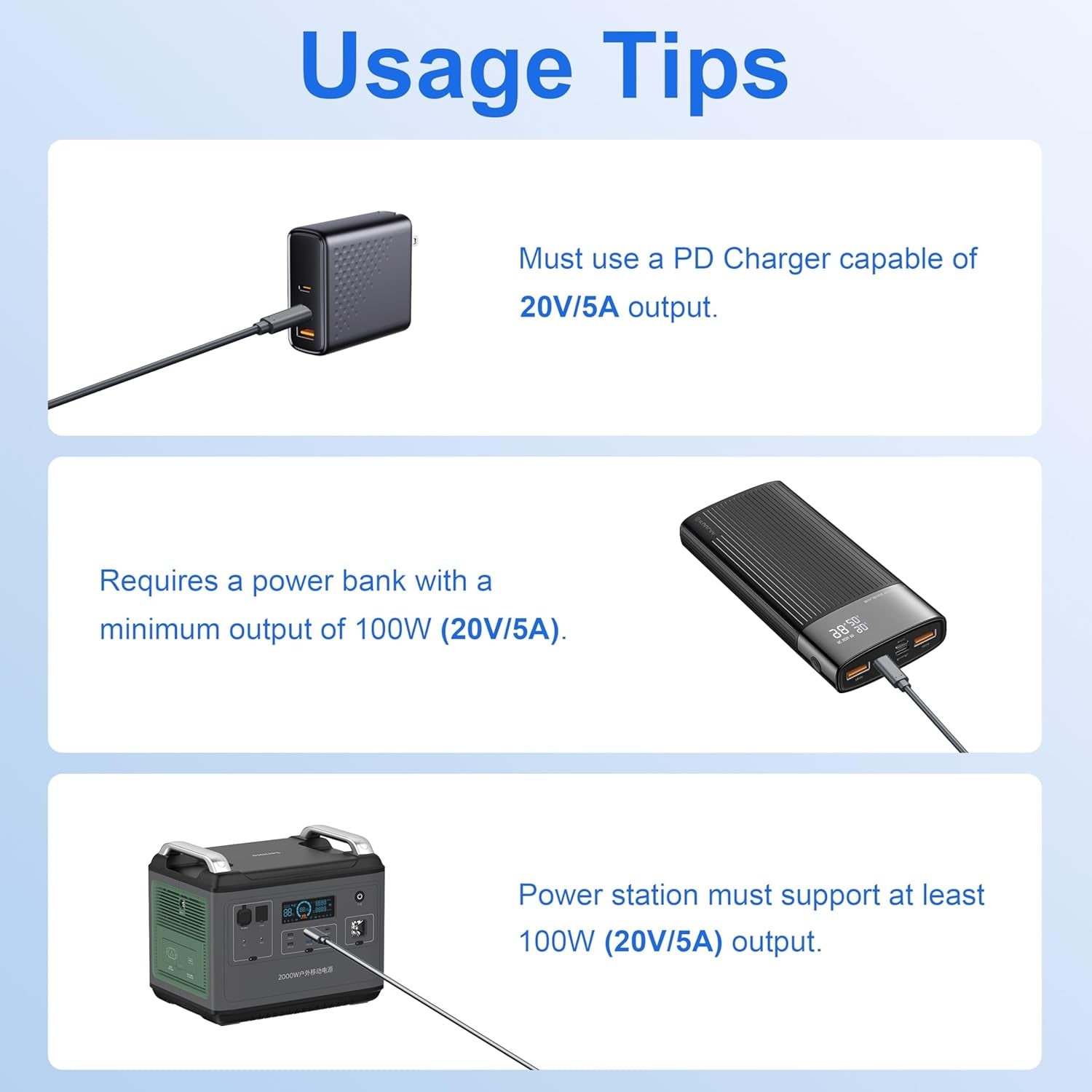 Starlink 3m Mini-kabel USB-C till DC Vattentät 100W Ingång Utomhus Camping Resa Arbete