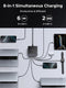 UGREEN Nexode 200W GaN USB C Laddningsstation, 8-Ports Bords Laddare med PD 100W