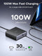 UGREEN Nexode 200W GaN USB C Laddningsstation, 8-Ports Bords Laddare med PD 100W