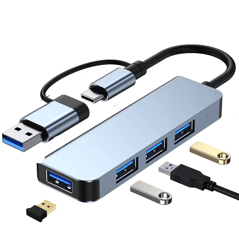 NÖRDIC USB Hubb 4 ports 4xUSB-A 3.0 5Gbps