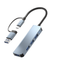 NÖRDIC USB Hubb 4 ports 3xUSB-A 2.0 1xUSB-A 3.0