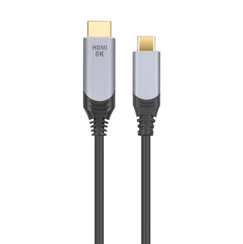 NÖRDIC 3m kabel USB-C till HDMI 2.1 8K30Hz 4K120Hz 48Gbps HDR Kompatibel med Thunderbolt 3 och 4