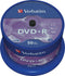 Verbatim DVD+R, 16x, 4,7GB/120min, 50-pack spindel, AZO.