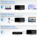 Digital inspelare för inspelning av VHS-band, videobandspelare, DVR, DVD, Hi8, DV-spelare, RCA, CVBS, TV-box, videokamera, spelkonsoler till USB MicroSD-kort