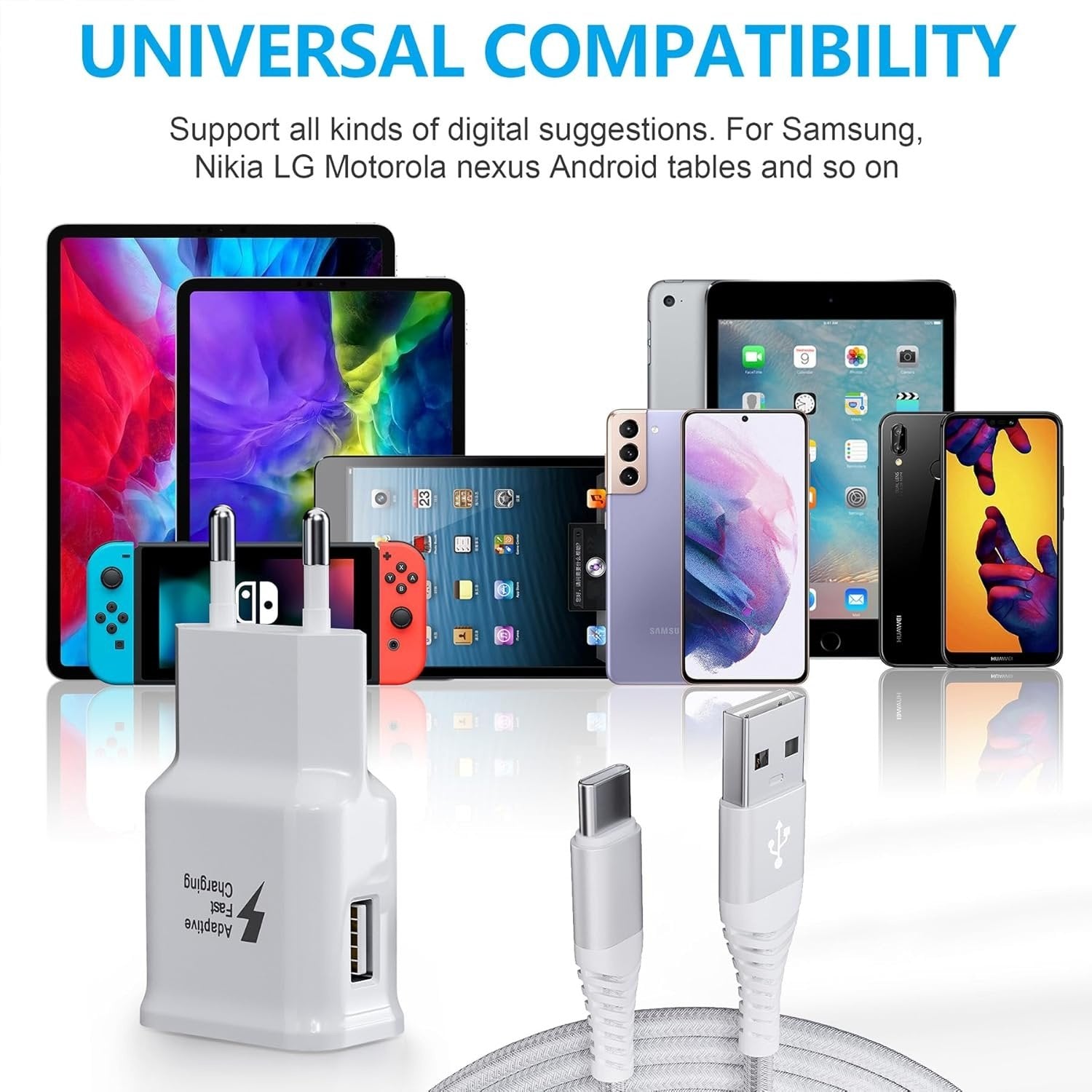Laddadapter USB-A 2.4A Max 15W