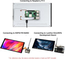 Waveshare 10.1 inch DSI Capacitive Touch Display, 800 x 1280, IPS Panel, Optical Bonding Toughened Glass Panel, for Raspberry Pi/RK3576/RK3506/ESP32-P4