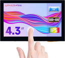 Waveshare 4.3 inch LCD Capacitive Touch Display for Raspberry Pi 5/4B/3B+/3A+/3B/2B/B+/A+ 800 × 480 IPS