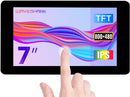 Waveshare 7 Inch Screen Capacitive Touch Display Raspberry Pi 5 4B Raspberry Pi 3B+/3B/3A+ CM3/3+/4 and VisionFive2 Core3566, 800 × 480 Resolution with DSI Interface