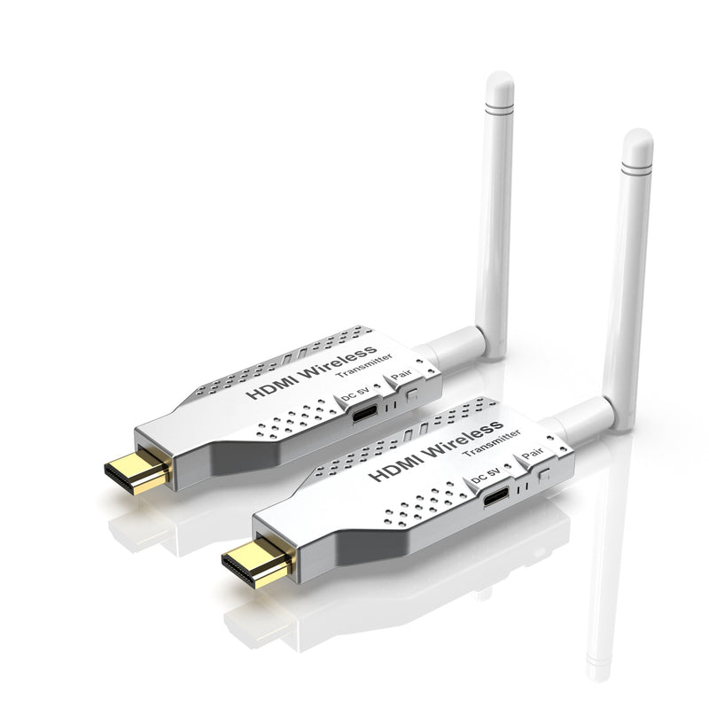 Wireless HDMI Extender 50m Transmitter/Receivers 4K HD 5G Wifi for Laptop to TV PC Monitor Projector
