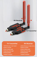 NÖRDIC Trådlös HDMI-förlängare Sändare & Mottagare 150m, 1080P@60Hz Full HD, 5G Plug & Play
