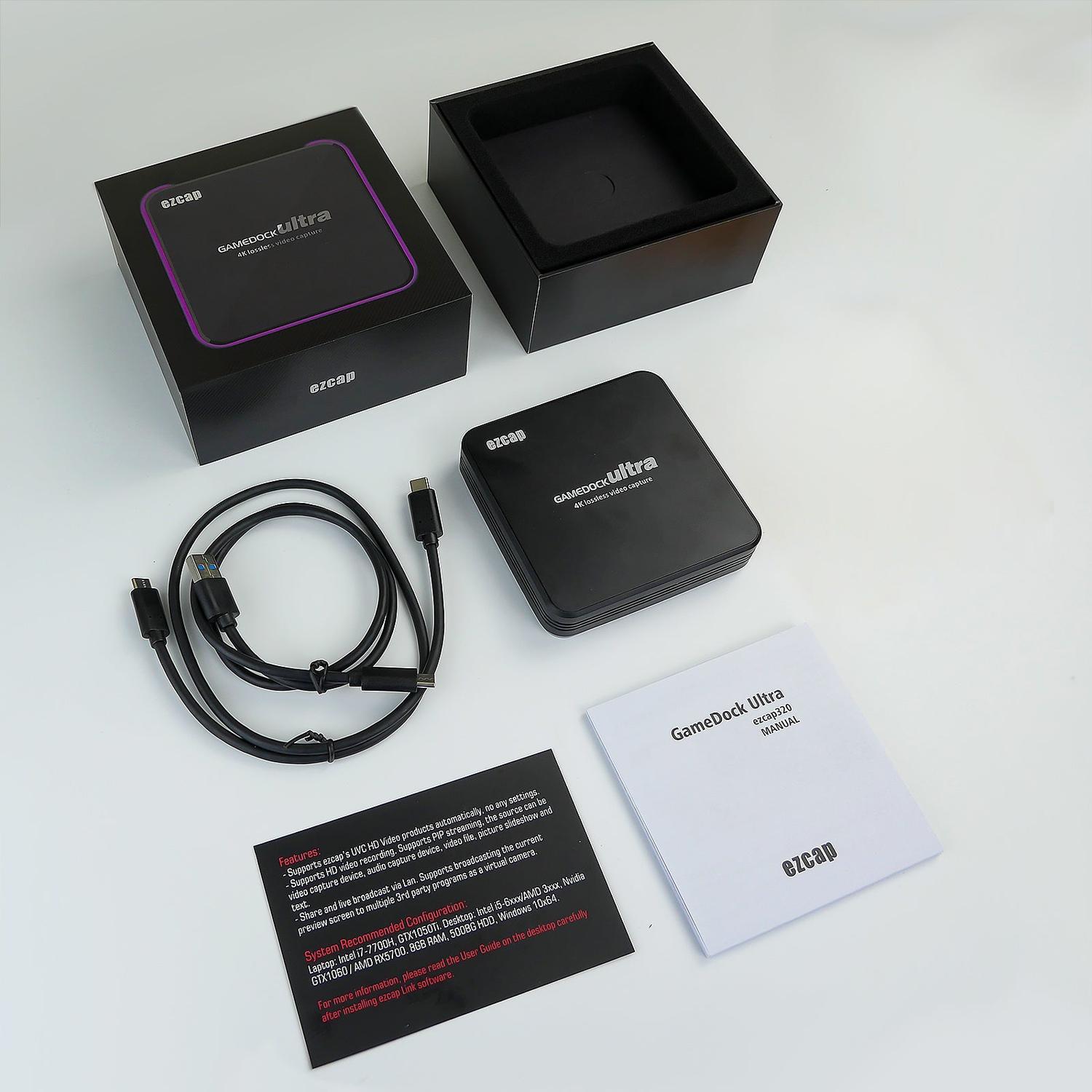 Ezcap GameDock Ultra 4K60fps HDR HDMI video capture-kort