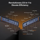 iVANKY FusionDock Max 2 Thunderbolt5 23-in1 Docking station for Mac M1/M2/M3/M4/M5 Pro/Max 120Gbps Triple Monitor 6K@60Hz Windows Incompatible 140W PD