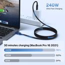 iVANKY Intel Certified Thunderbolt 4 Cable 1,5 m 240W Charging 40Gbps 8K Display USB-C to USB-C