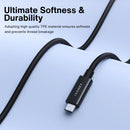 iVANKY Intel Certified Thunderbolt 4 Cable 1,5 m 240W Charging 40Gbps 8K Display USB-C to USB-C
