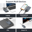 Maiwo extern kabinett för hårddiskkloning M.2 SATA och NVMe SSD USB3.2 10Gbps 1:1 HDD Clone