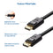 Cable Matters 3m VESA Certified Displayport till Displayport 1.4 kabel 8K i 60Hz 32,4Gbps 10-bit HDR