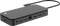 NÖRDIC 1 till 12 USB-C dubbla monitorer dockningstation 1xHDMI 1xDP 8K30Hz 2xUSB-C 10G 4xUSB-A 1xPD100W 1xRJ45 1xAudio 1xSD 1xMicro SD med plats för Kensington lås M1 M2 Thunderbolt 3/4 USB4