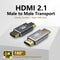 NÖRDIC HDMI Könbytare adapter hane till hane 8K60Hz 4K120Hz 48Gbps