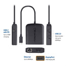 Cable Matters 1 till 5 USB-C dockningsstation 1xDisplayport 8K60Hz 4K120Hz, 1xRJ45 480Mbps LAN, 2xUSB-A 1x USB-C PD100W HDR kompatibel med TB3/4, USB4