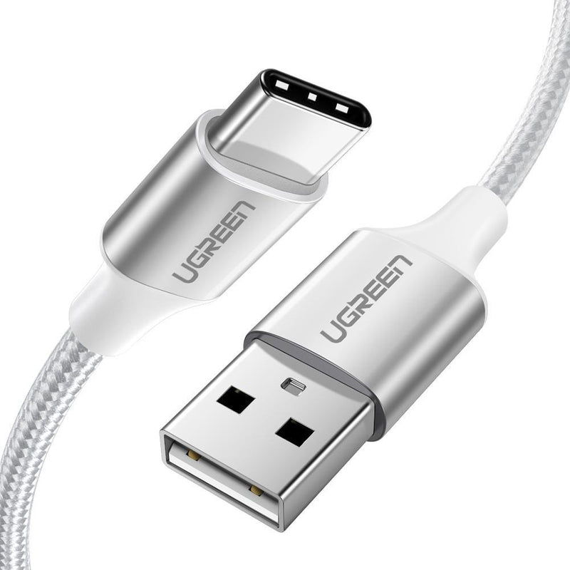 UGREEN USB C ha till USB A ha snabbladdning 3A 480Mbps 50cm vit