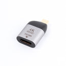 NÖRDIC USBC till HDMI2.0 adapter 4K 60Hz stöd för HDCP1.4 och 2.2 space grey aluminium