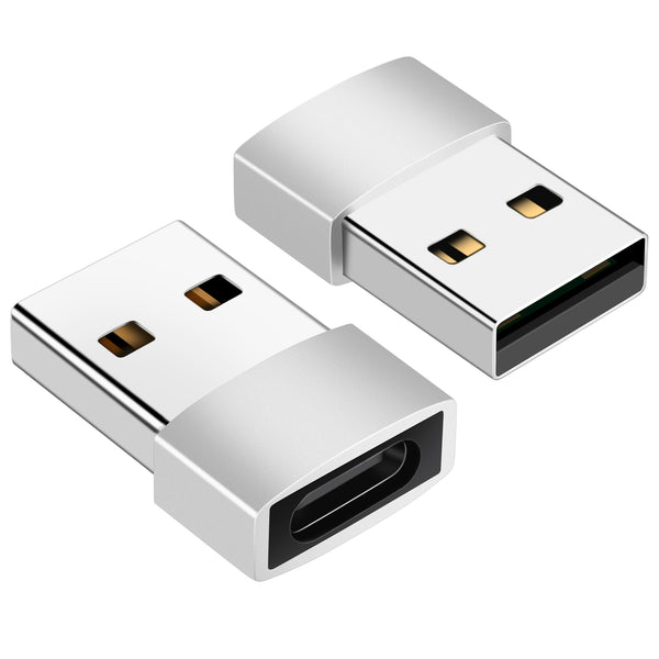 NÖRDIC USB C till OTG USB A adapter metal silver