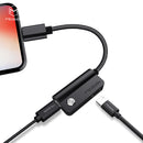 Mcdodo CA-4701 Apple Lightning (Non MFI) till dubbla Lightning adapter för att kunna lyssna på musik och ladda din enhet samtidigit, 10cm kabel