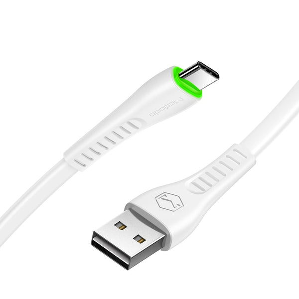Mcdodo CA-6432 USB C to A 1,8m 3A QC3.0 laddning och synk med LED