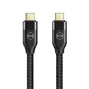 Mcdodo 2m USB3.2 Gen2 SuperSpeed USB 10Gbps USB-C till C nylonflätad kabel med Power Delivery 100W, 4K60Hz video och Emarker