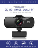 NÖRDIC USB Webcam 2K Full HD 30fps med mikrofon roterbar 360grader 4megapixel