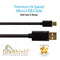Promate CARKIT-M Laddarkit 2port 3,1A USB billaddare och USB kabel 1,2m svart
