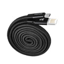 PROMATE 1m USB A till USB C för laddning och synkning 2A med super slim design och nylontextil kabel