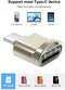 NÖRDIC USB-C 3.1 kortläsare med nyckelring 5Gbps TF, MicroSD, Micro SDHC, Micro SDXC 2TB UHS-I