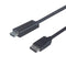 NÖRDIC 1m Displayport 1.2 till HDMI kabel UHD 4K i 30Hz 10,8Gbps för HDTV dubbelskärmad