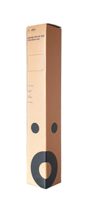 NÖRDIC gamingmusmatta, 450x400x4mm (M), halkfri naturgummibas, Elastan-tygtopp, sydda kanter, svart