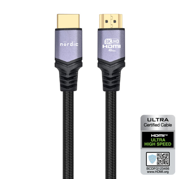 Ultra high speed HDMI 2.1 kablar - Nördic