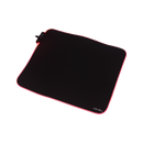 NÖRDIC RGB gamingmusmatta, 450x400x4mm (M), halkfri naturgummibas, Elastan-tygtopp, svart