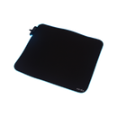 NÖRDIC RGB gamingmusmatta, 320x270x3mm (S), halkfri naturgummibas, Elastan-tygtopp,  svart